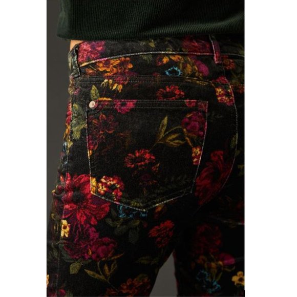 Anthropologie Floral Skinny Pants - Multicolor - Picture 6 of 10